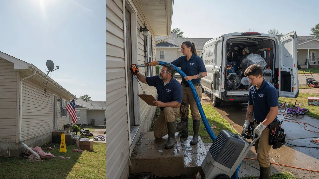 Ceiling Water Damage Restoration in Eugene, MO near me
